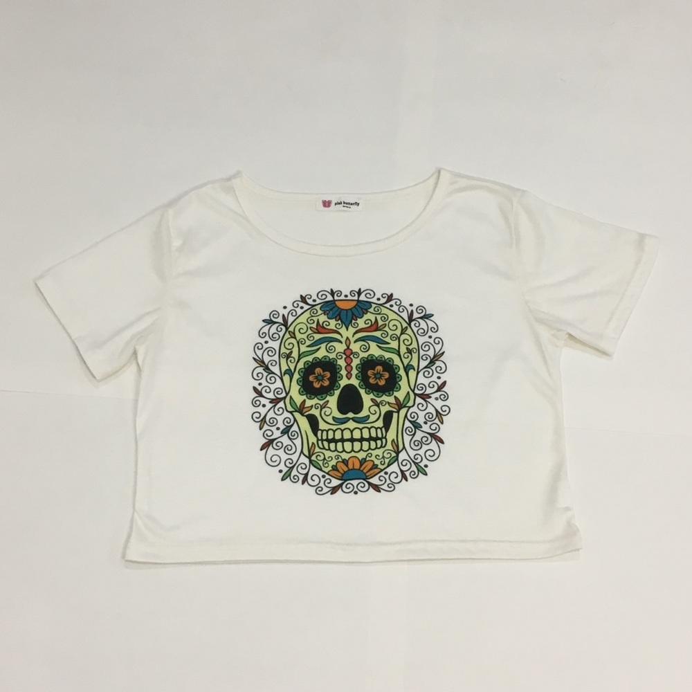 Skull Crop Top